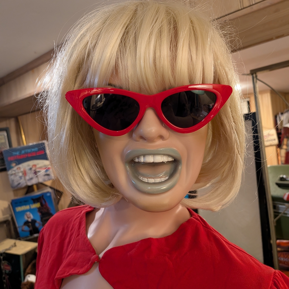 Bold Red Cat-Eye Sunglasses